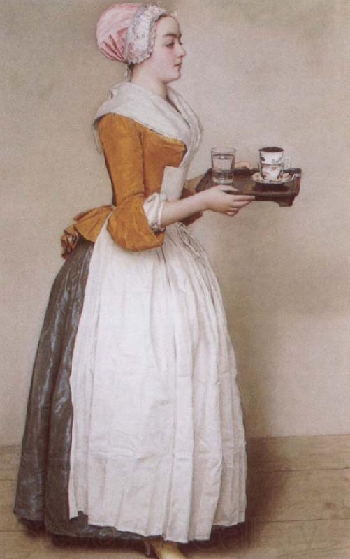 Jean-Etienne Liotard The Chocolate-Girl Spain oil painting art